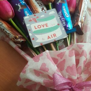 Chocolate and Flowers Bouquet / بوكيه شيكولاتة و زهور