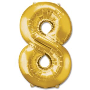 Foil Balloon Number 8 / بالون رقم 8