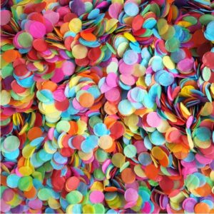 Colored Confetti Circle / كونفيتى ملونة دوائر