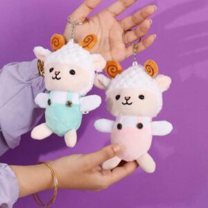 Sheep Cotton Keychain / ميدالية خروف