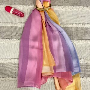 Gradient Satin Scarf / إيشارب ستان متدرج الألوان